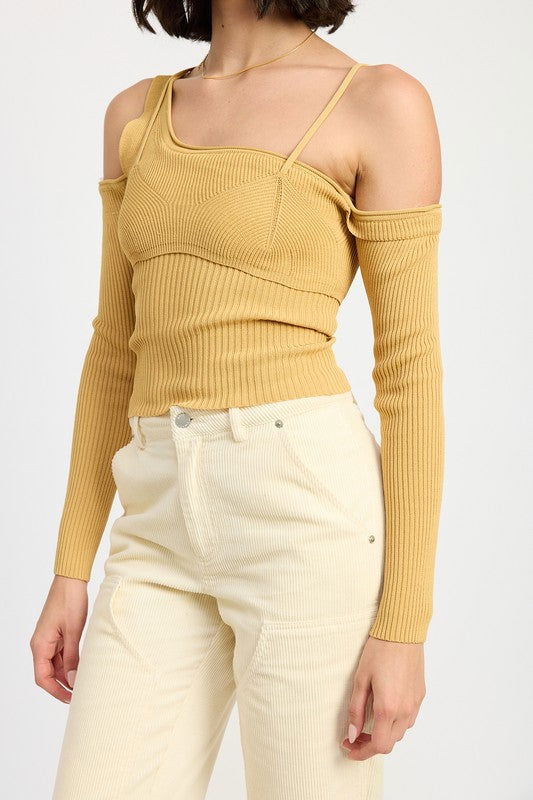 Emory Park One Shoulder Long Sleeve Top us.meeeshop - 