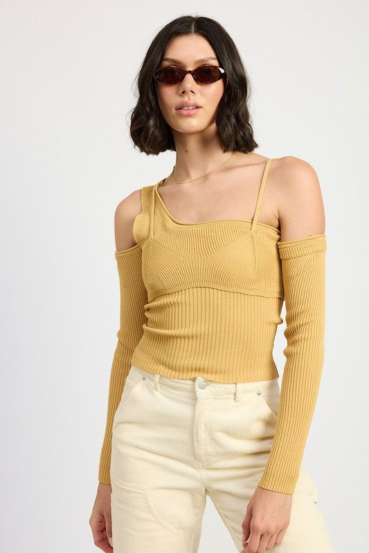 Emory Park One Shoulder Long Sleeve Top us.meeeshop - Shirts & Tops