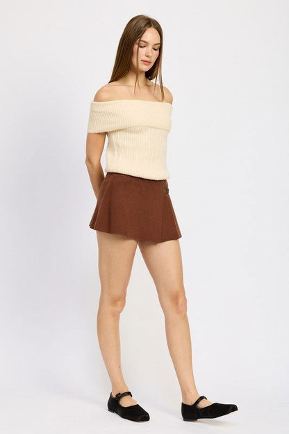 Emory Park Pleated Mini Skort us.meeeshop - 