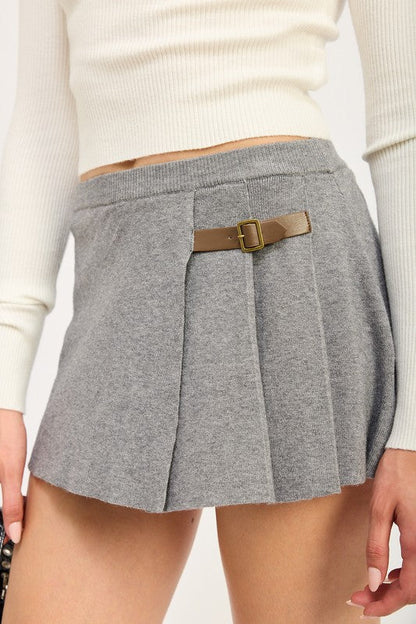 Emory Park Pleated Mini Skort us.meeeshop - 