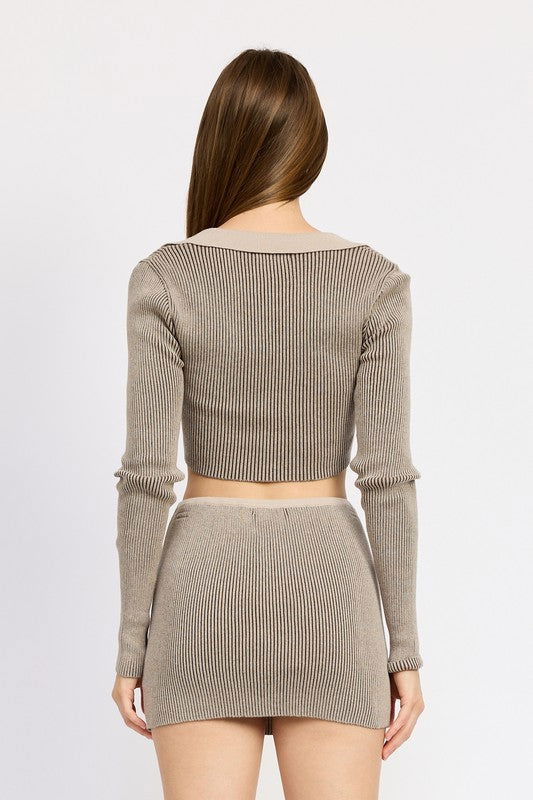 Emory Park Scoop Neck Cardigan Top us.meeeshop - 