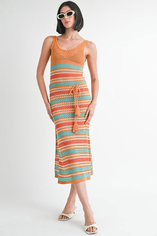 Emory Park Scoop Neck Crochet Maxi Dress us.meeeshop - Dresses