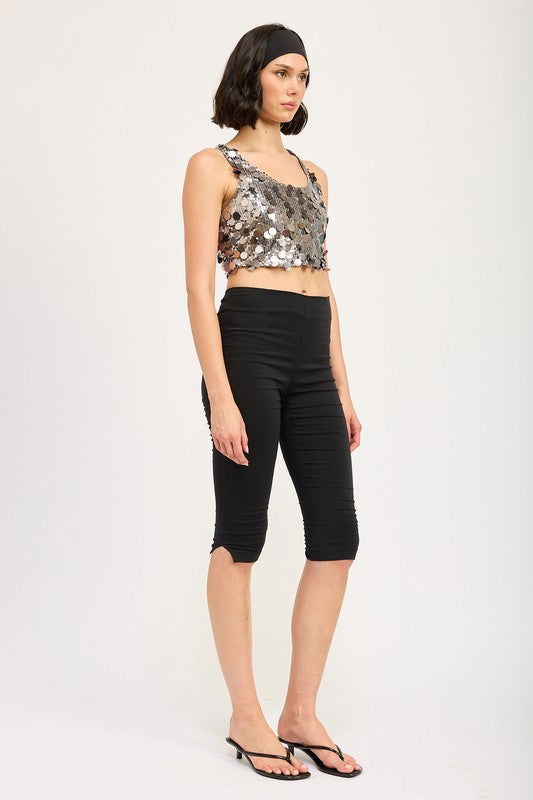 Emory Park Sequin Racer Back Top us.meeeshop - 