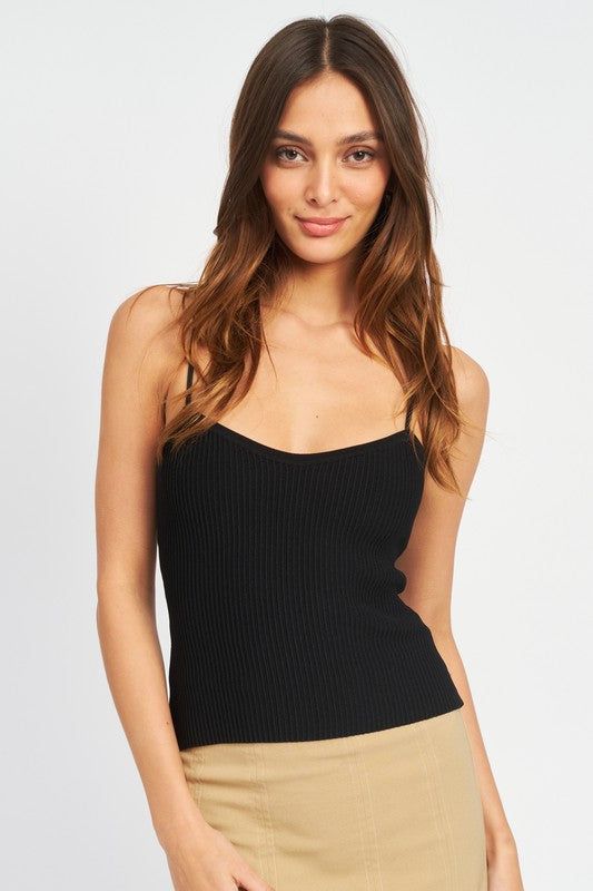 Emory Park | Spaghetti Strap Cami Top us.meeeshop - 