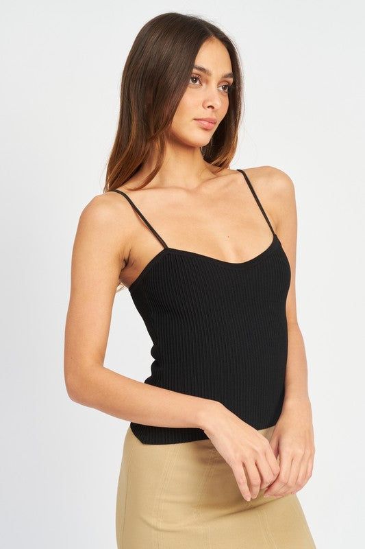 Emory Park | Spaghetti Strap Cami Top us.meeeshop - 