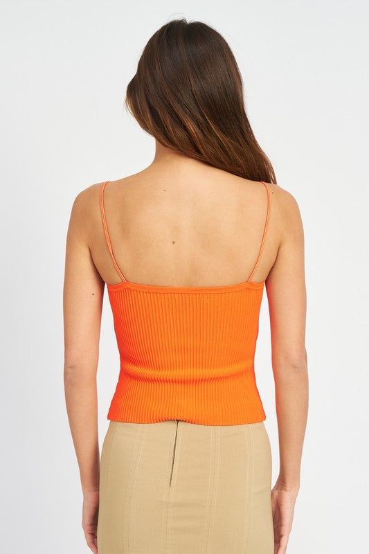 Emory Park | Spaghetti Strap Cami Top us.meeeshop - 