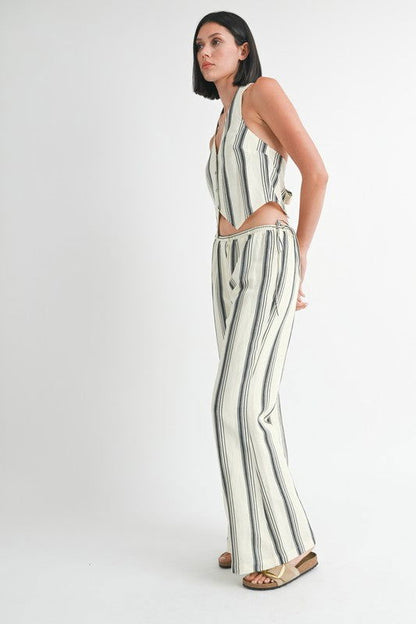 Emory Park Striped Straight Leg Pants us.meeeshop - 