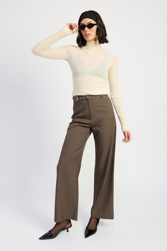 Emory Park Trouser Pants Wtih Adjustable Waist Band Buckle us.meeeshop - Pants