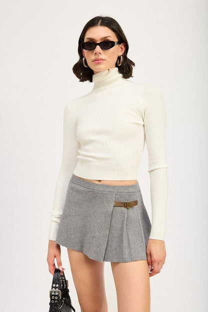 Emory Park Turtle Neck Long Sleeve Top us.meeeshop - 