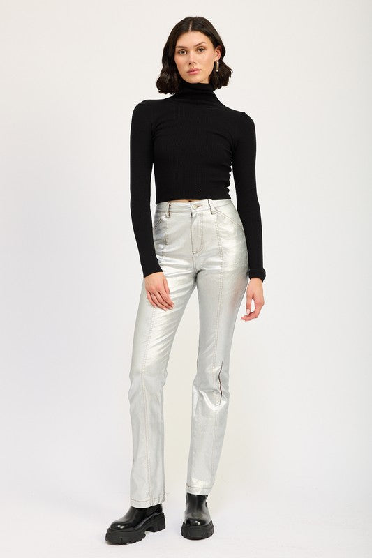 Emory Park Turtle Neck Long Sleeve Top us.meeeshop - 