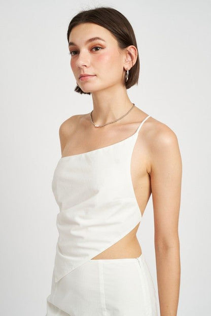 Emory Park | Asymmeetric One Shoulder Top | us.meeeshop