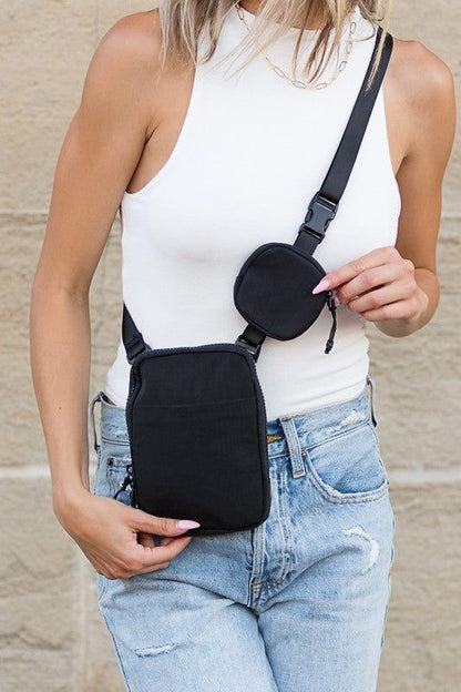 Eva Clippable/ Removable Coin Pouch Crossbody us.meeeshop - 