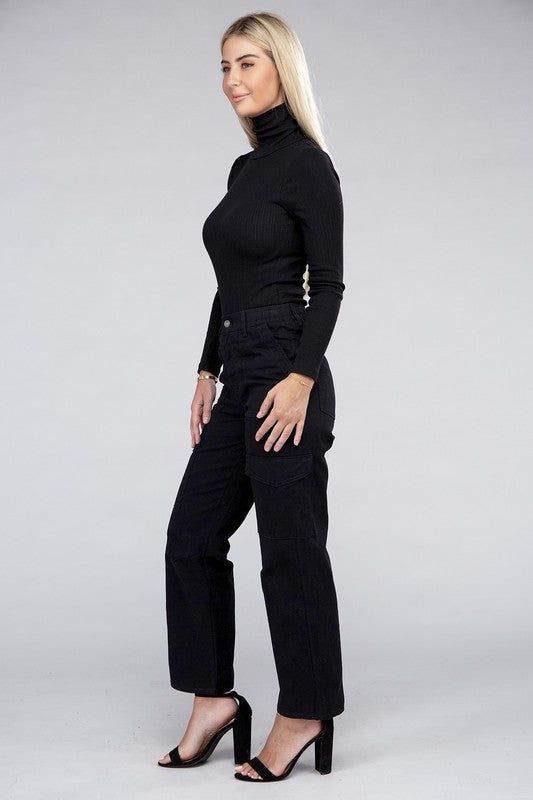 Everyday Wear Elastic-Waist Cargo Pants - us.meeeshop