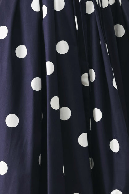 blue moon dot Blue Moon Dot Woven Midi Dress view 7 (dress) - shop at us.meeeshop