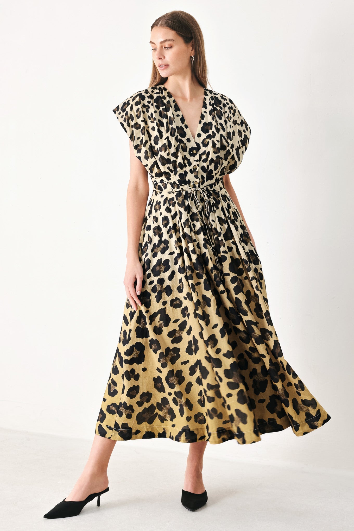 wild muse woven Wild Muse Woven Midi Dress NEUTRAL MULTI (dress) - shop at us.meeeshop