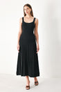 Mono Form Sweater Knit Midi Dress