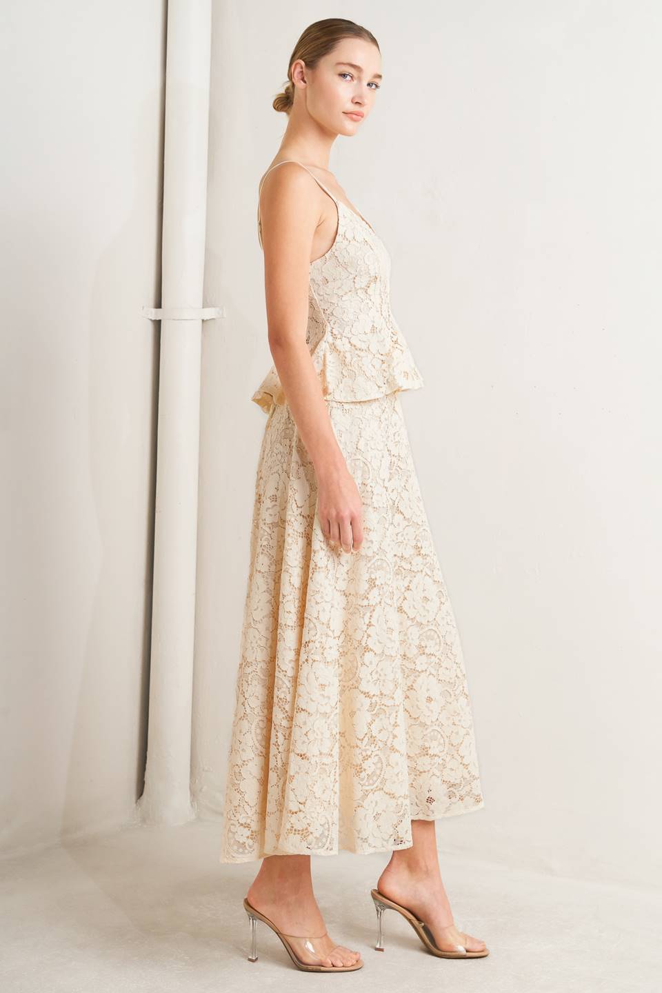 purely romantic woven Purely Romantic Woven Lace Cami Top view 18 (top) - shop at us.meeeshop