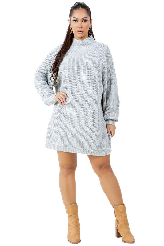 Fall Fashion Sweater Dress us.meeeshop - 