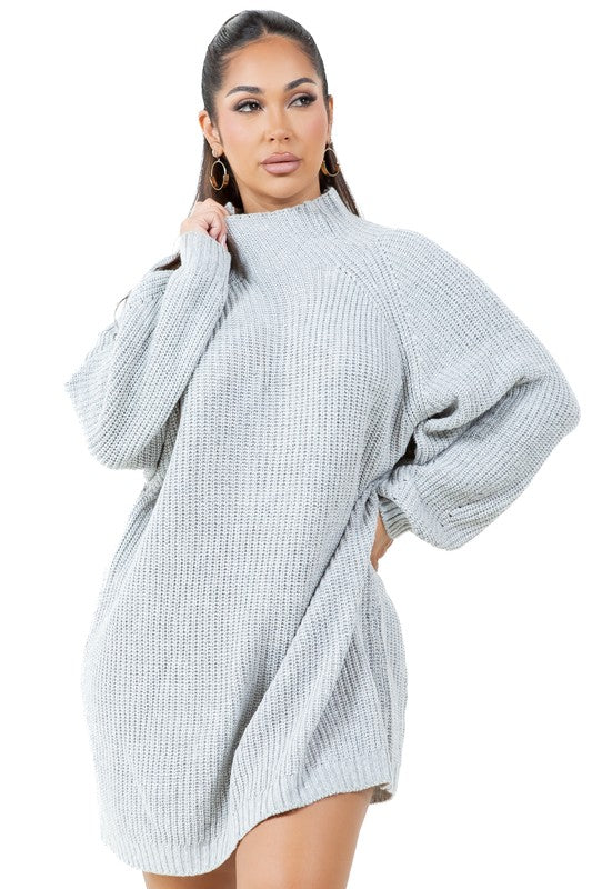 Fall Fashion Sweater Dress us.meeeshop - 