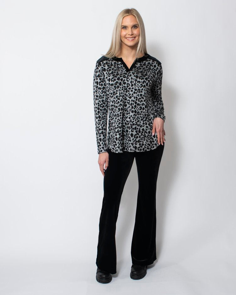 PlushTech Velvet Flared Pant