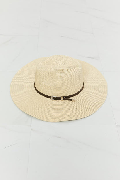 Fame Boho Summer Straw Fedora Hat us.meeeshop - 