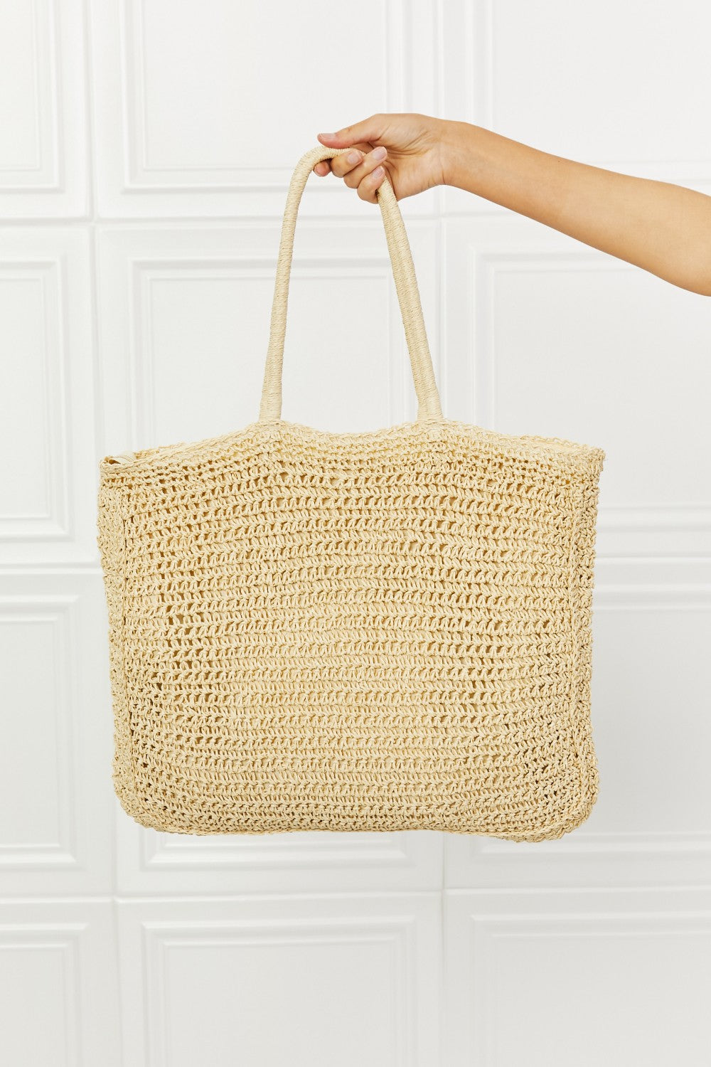 Fame Off The Coast Straw Tote Bag | us.meeeshop