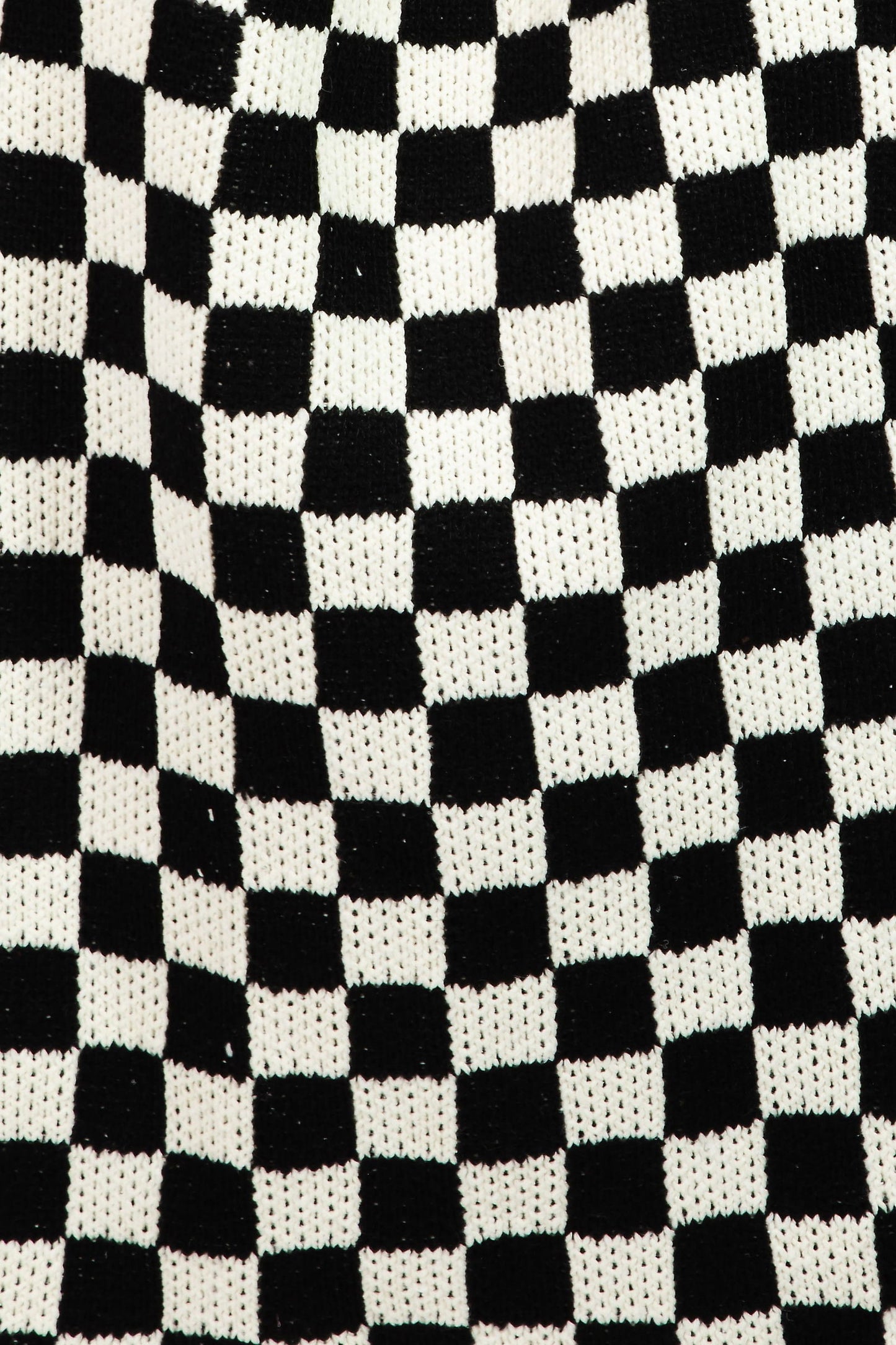 Fame Checkered Pattern Tote Bag - us.meeeshop