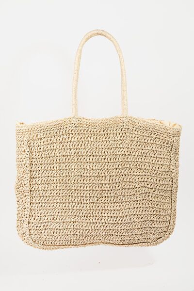 Fame Flower Braided Tote Bag - us.meeeshop