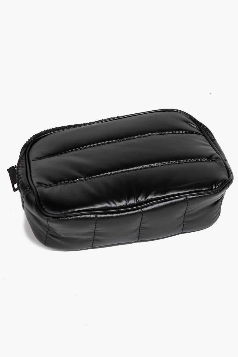 Fame Quilted Nylon Crossbody Bag - us.meeeshop