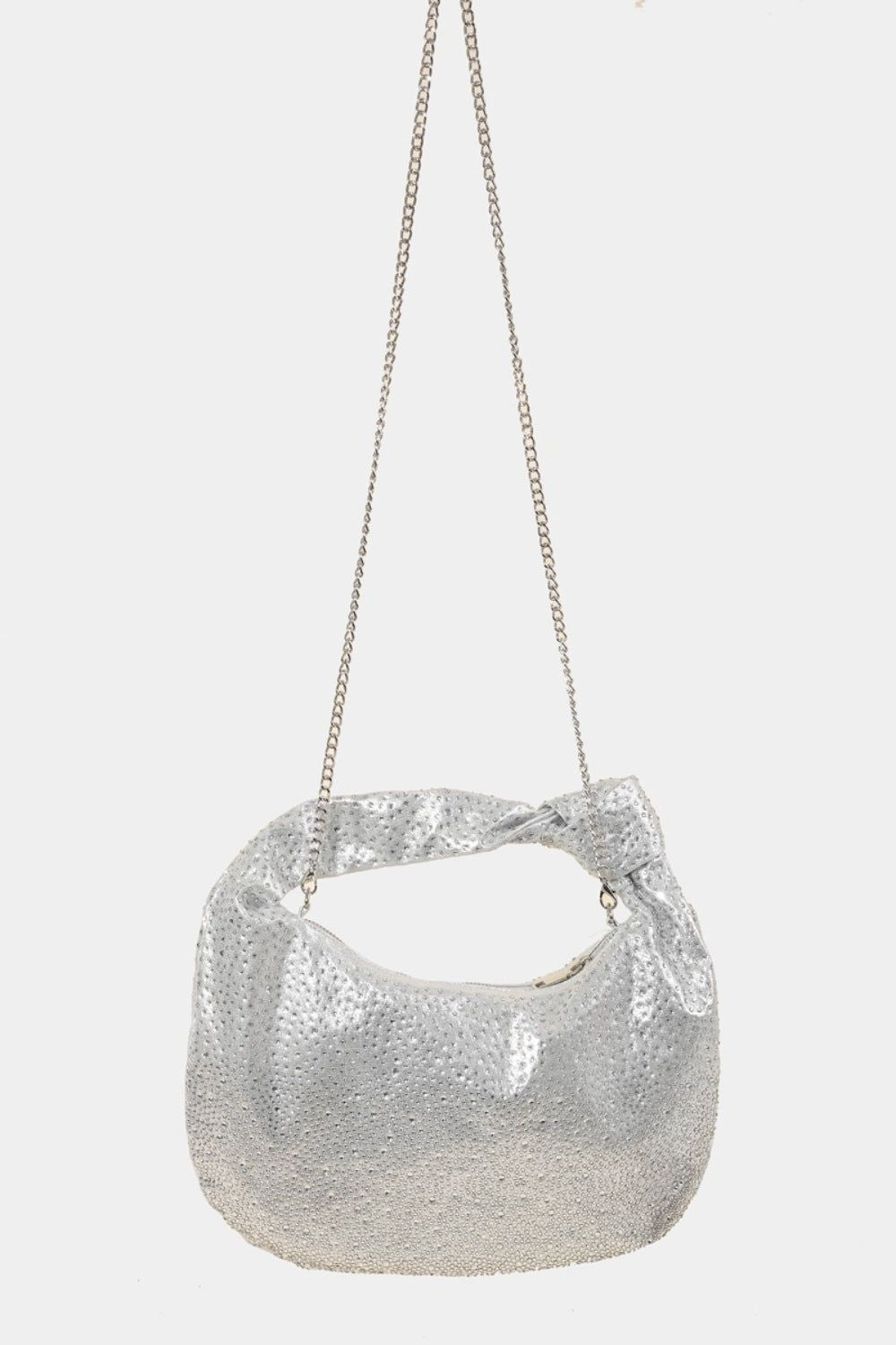 Fame Rhinestone Studded Handbag - us.meeeshop