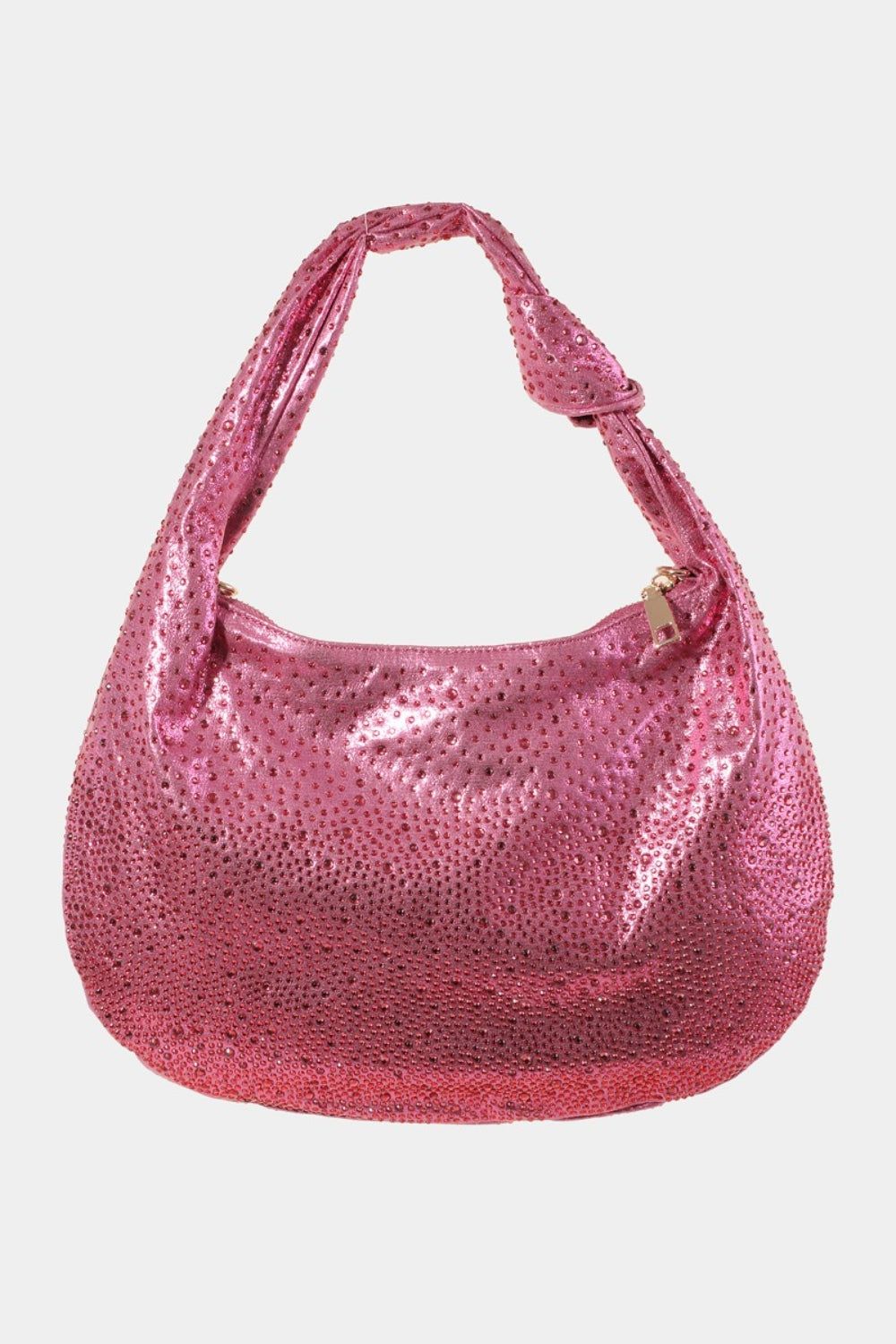 Fame Rhinestone Studded Handbag - us.meeeshop