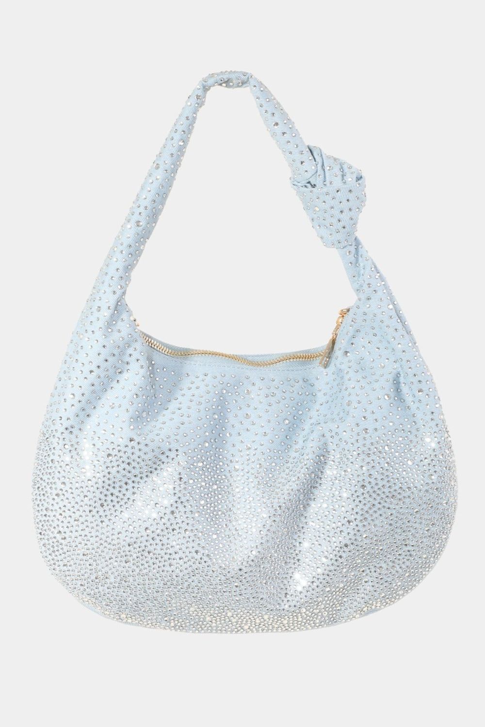 Fame Rhinestone Studded Handbag - us.meeeshop