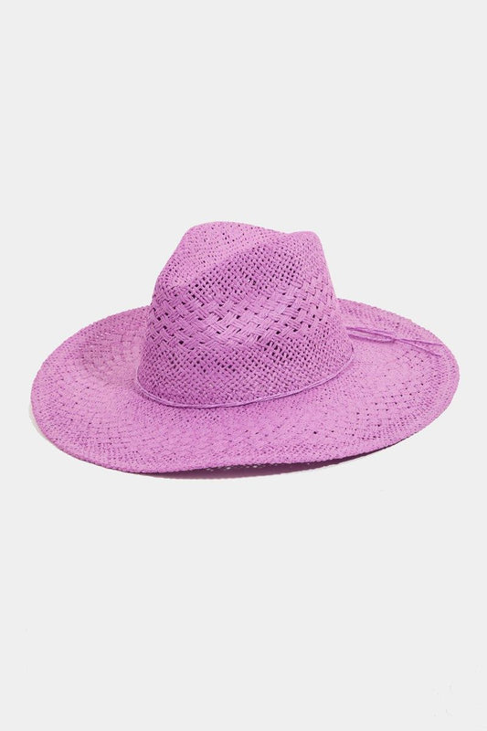 Fame Straw Braided Sun Hat - us.meeeshop