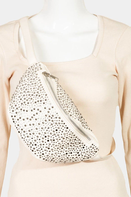 Fame Studded Crossbody Bag - us.meeeshop