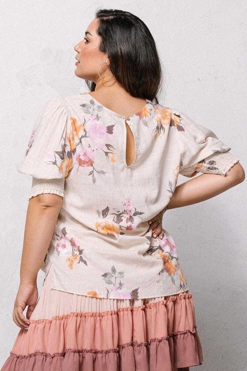 Floral Printed Woven Blouse | us.meeeshop