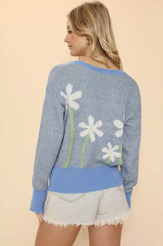 Flower cardigan - us.meeeshop