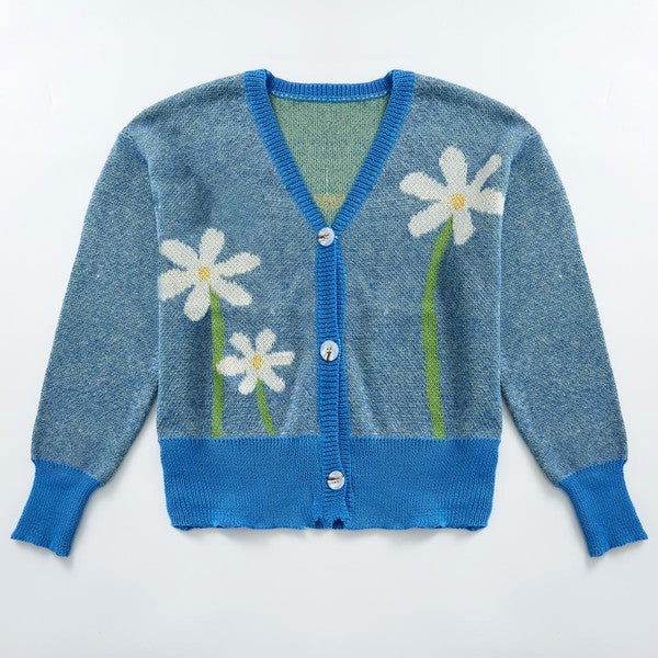 Flower cardigan - us.meeeshop