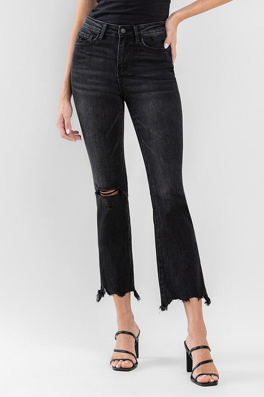 Flying Monkey High Rise Ankle Bootcut Jeans | us.meeeshop