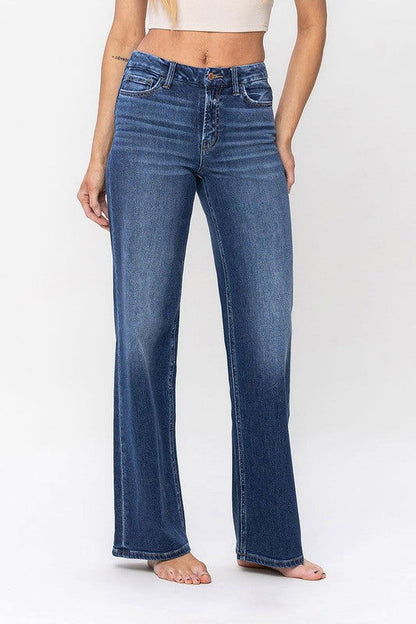 Flying Monkey High Rise Loose Fit Jeans us.meeeshop - 