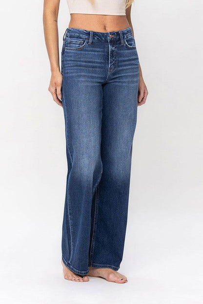 Flying Monkey High Rise Loose Fit Jeans us.meeeshop - 