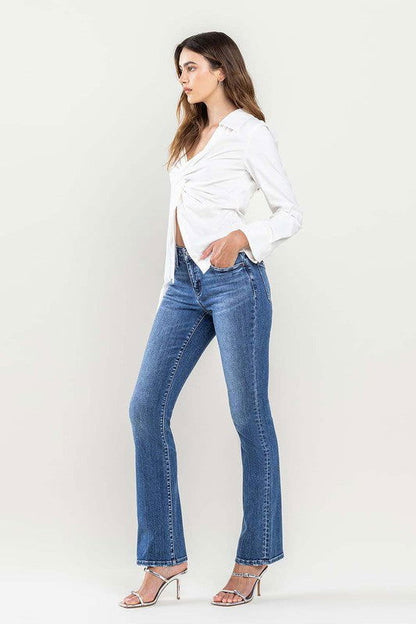 Flying Monkey Low Rise Slim Bootcut Jeans us.meeeshop - 