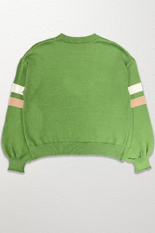 Football knit sweater us.meeeshop - 