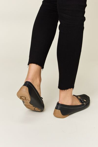 Forever Link Slip On Bow Flats Loafers us.meeeshop - 