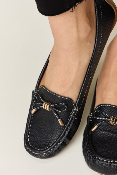 Forever Link Slip On Bow Flats Loafers us.meeeshop - 