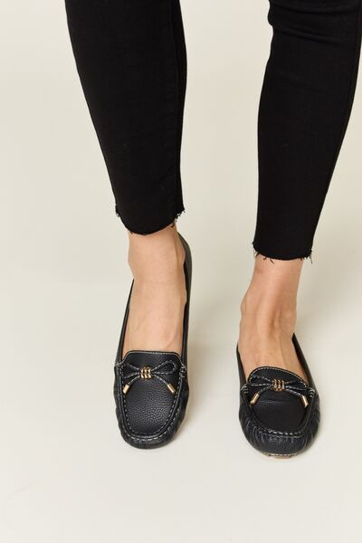 Forever Link Slip On Bow Flats Loafers us.meeeshop - Shoes