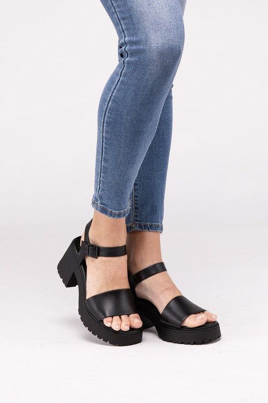 Fortune Dynamic BOOMER-S Platform Heel Sandals us.meeeshop - 