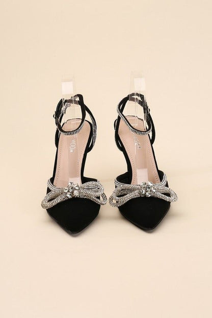 Freya-5 Double Bow Heel us.meeeshop - Shoes