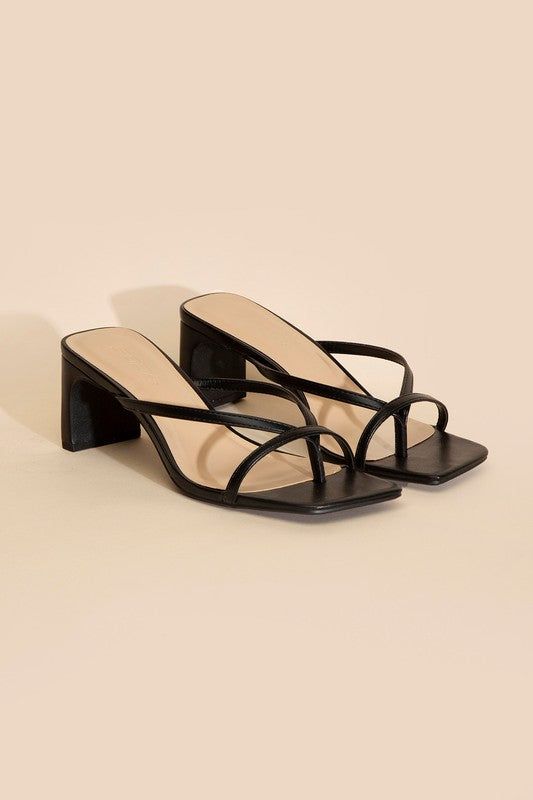 Gadget-S Thong Mule Heels us.meeeshop - 