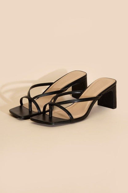 Gadget-S Thong Mule Heels us.meeeshop - 