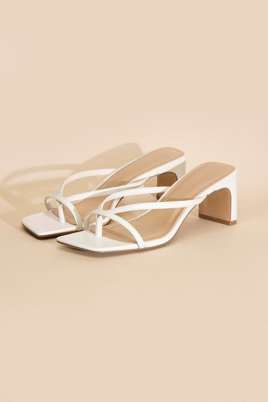 Gadget-S Thong Mule Heels - us.meeeshop